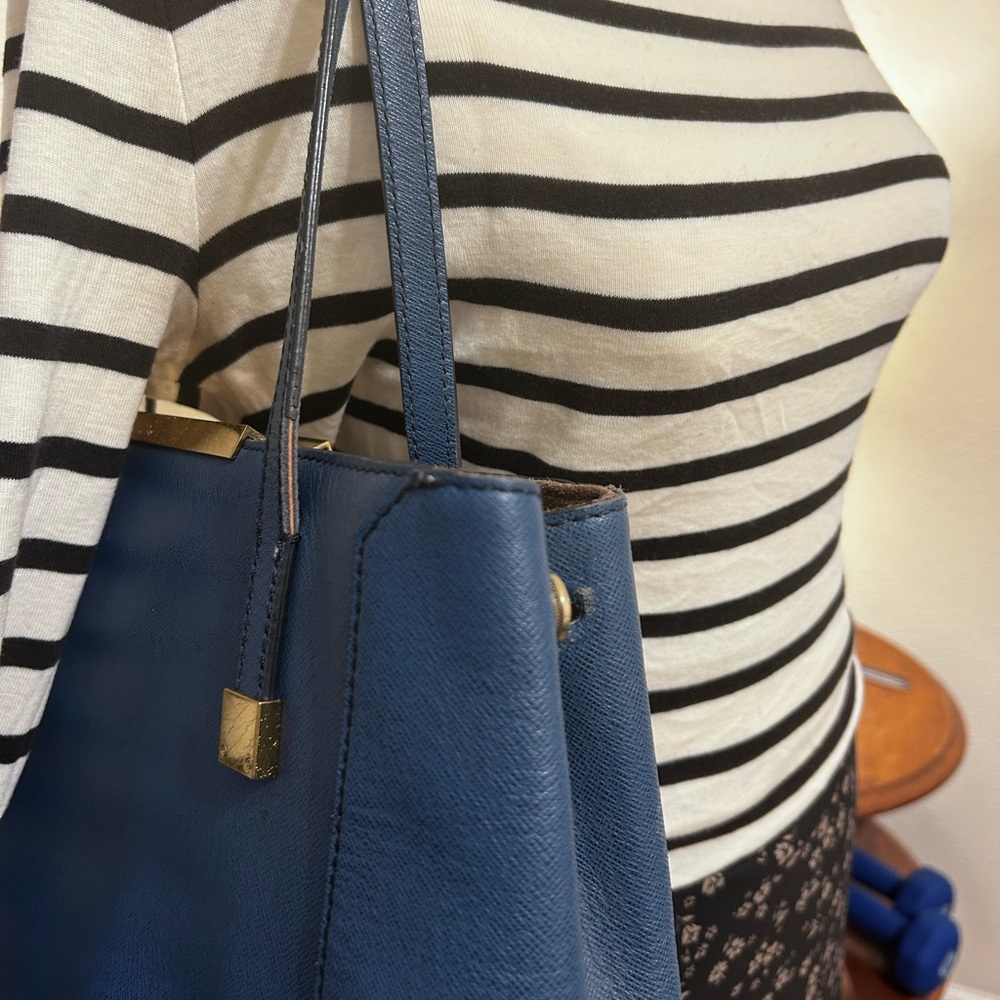 Jcrew Blue Medium Shoulder Bag. - image 2
